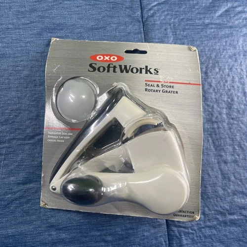 OXO Rotary Grater - Hand Crank - SoftWorks Handle & Knob Seal & Store
